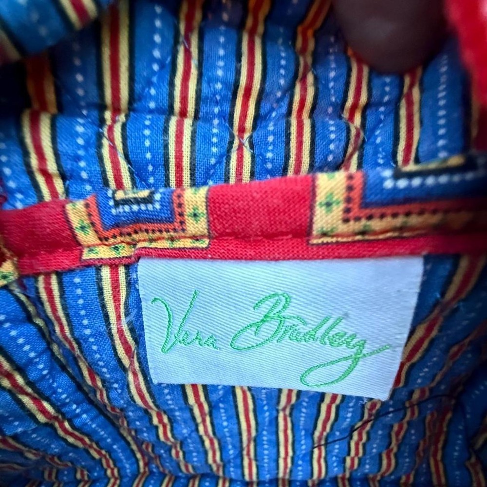 Vintage Vera Bradley Villa Red Barrel Bag Purse - Retired 2004 Y2K